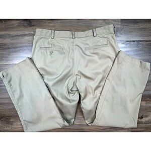 Nike Golf Dri Fit Pants Mens 36x30 Tan Khaki Lightweight Performance Athleisure